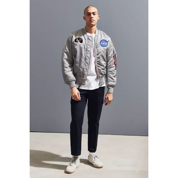 NWT Alpha Industries Apollo MA-1 Bomber Jacket Size L - Picture 5 of 10